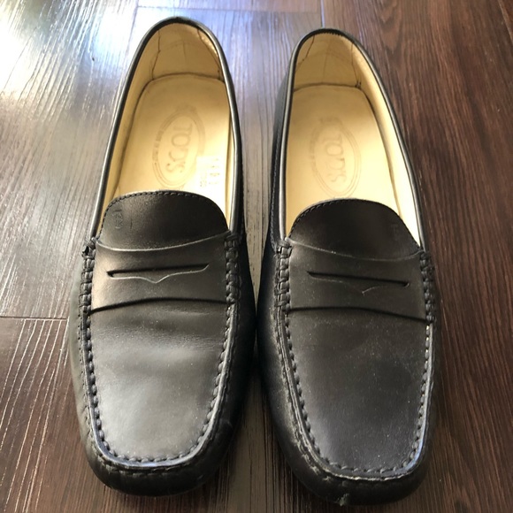 Tod's Shoes - Tod’s Black Loafers Size 9
